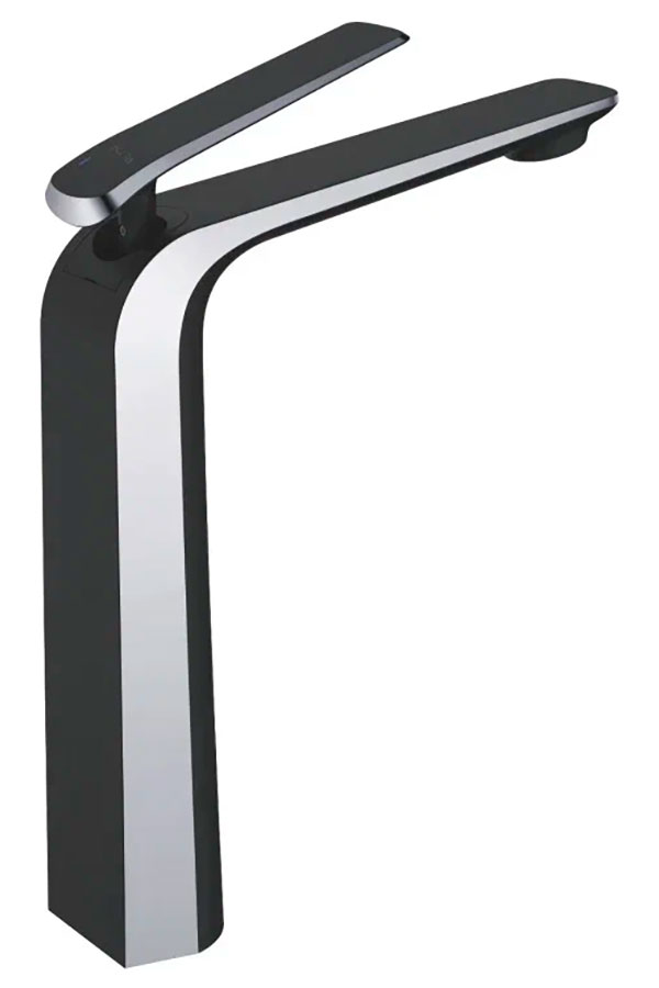 

Смеситель для раковины Rose R13H, черный (R1311H)