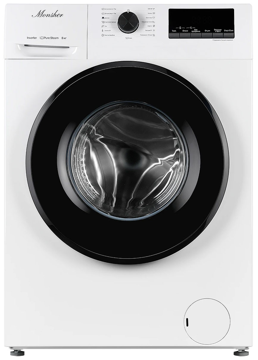 Изображение товара Стиральная машина Monsher MWM 460 Blanc 8 кг 1400 об/мин A+++