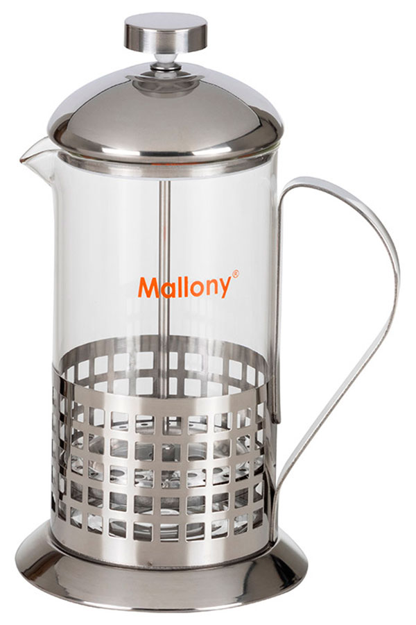 Изображение товара Френч-пресс Mallony CELLULA 0.6 л нержавеющая сталь и боросиликатное стекло