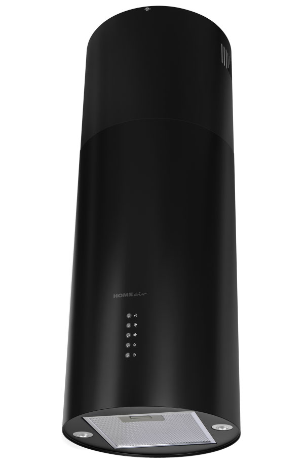 Изображение товара Кухонная вытяжка Homsair ART 1050IS 35 черный островная с LED подсветкой