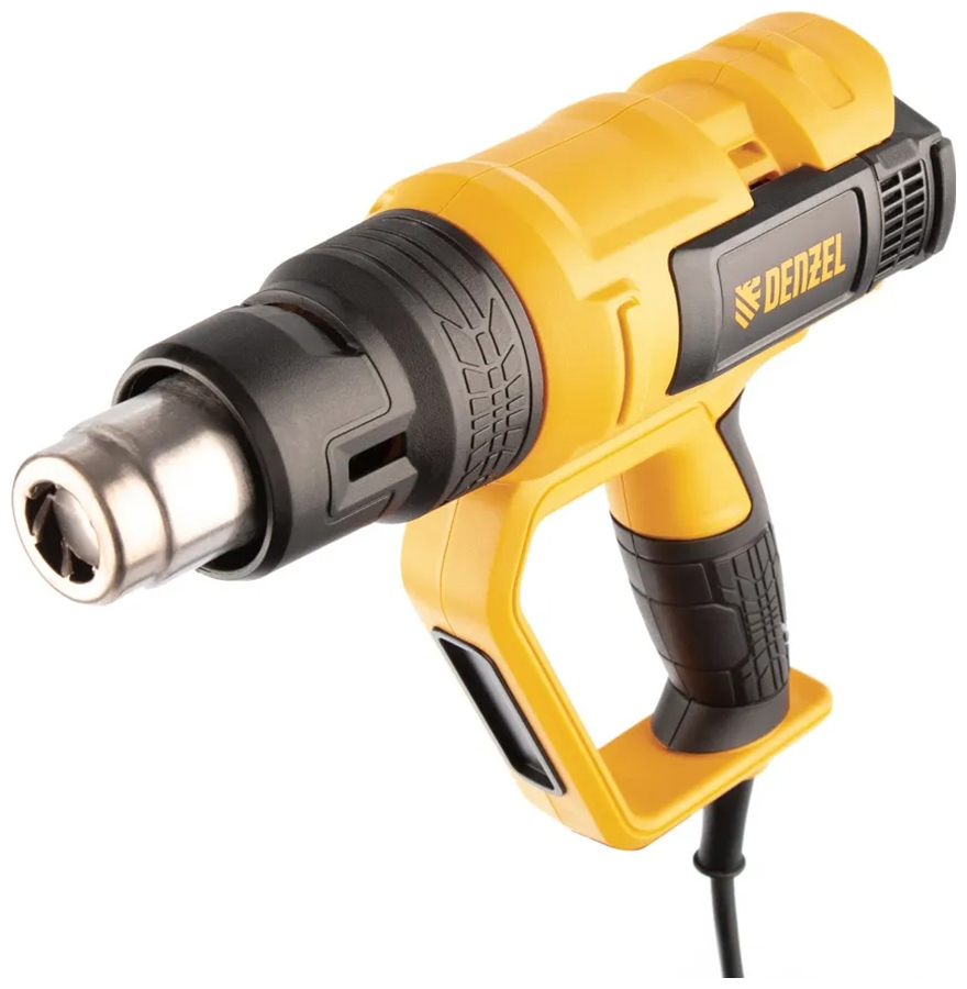 

Фен технический Denzel HG-2000E, 2000 Вт, 2 режима, LCD дисплей, 28007