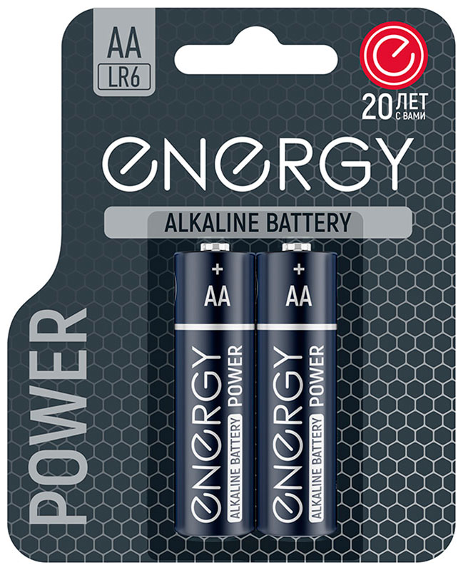 

Батарейка алкалиновая Energy Power LR6/2B (АА) 107043