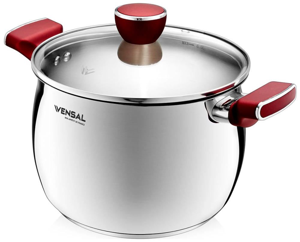 Кастрюля Vensal VS1547, 22 см, 6.0 л