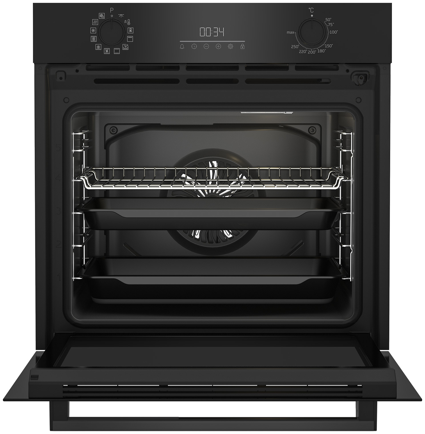 Электрический духовой шкаф Beko BBIM18300SG, черный