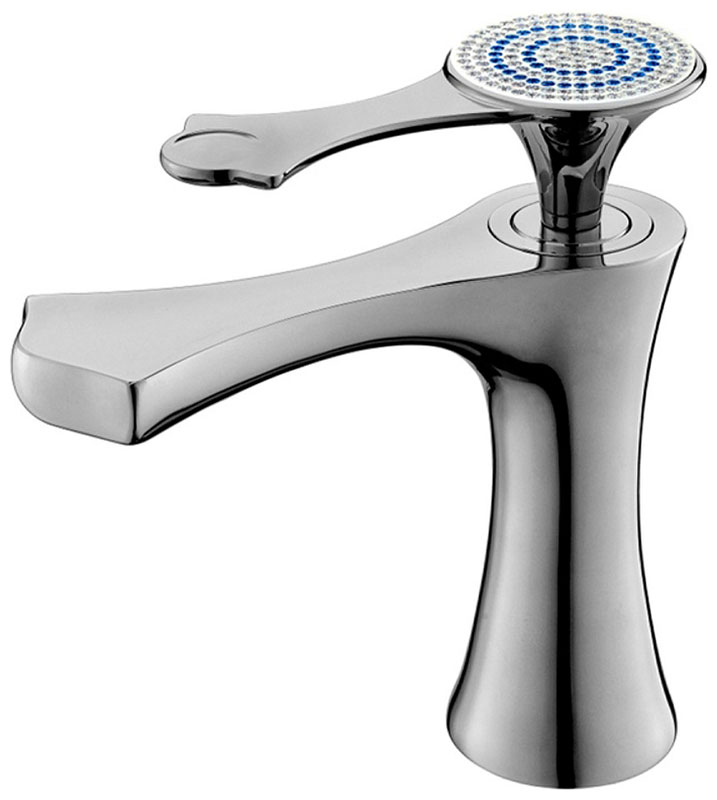 Изображение товара Смеситель для раковины Bronze de Luxe YASMINA, хром (800/B02)