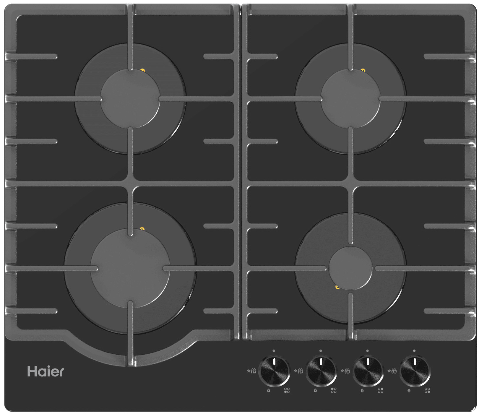 Встраиваемая газовая варочная панель Haier HHX-G64RNLB Встраиваемая газовая варочная панель Haier HHX-G64RNLB