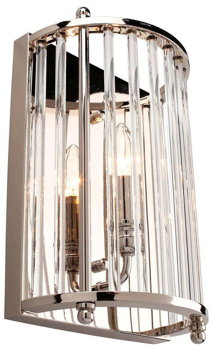 Изображение товара Настенный светильник Aployt Joanna с одним цоколем E14 для кафе и ресторанов хром