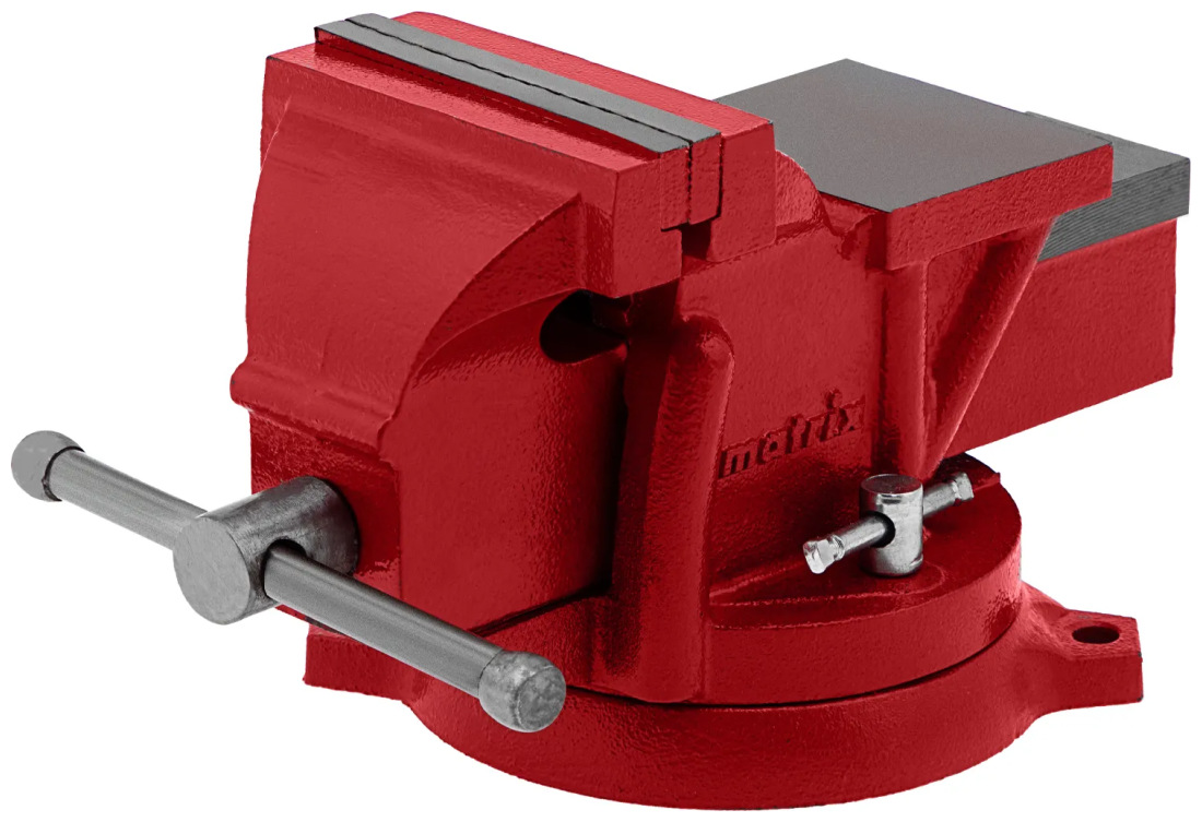 Изображение товара Тиски слесарные Matrix 100 мм поворотные с наковальней