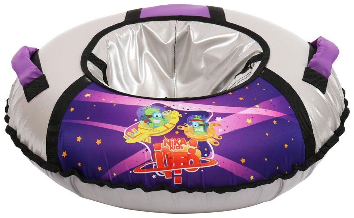 

Тюбинг Ника ТБ1КР-70 с пришельцами, баклажановый/серебро