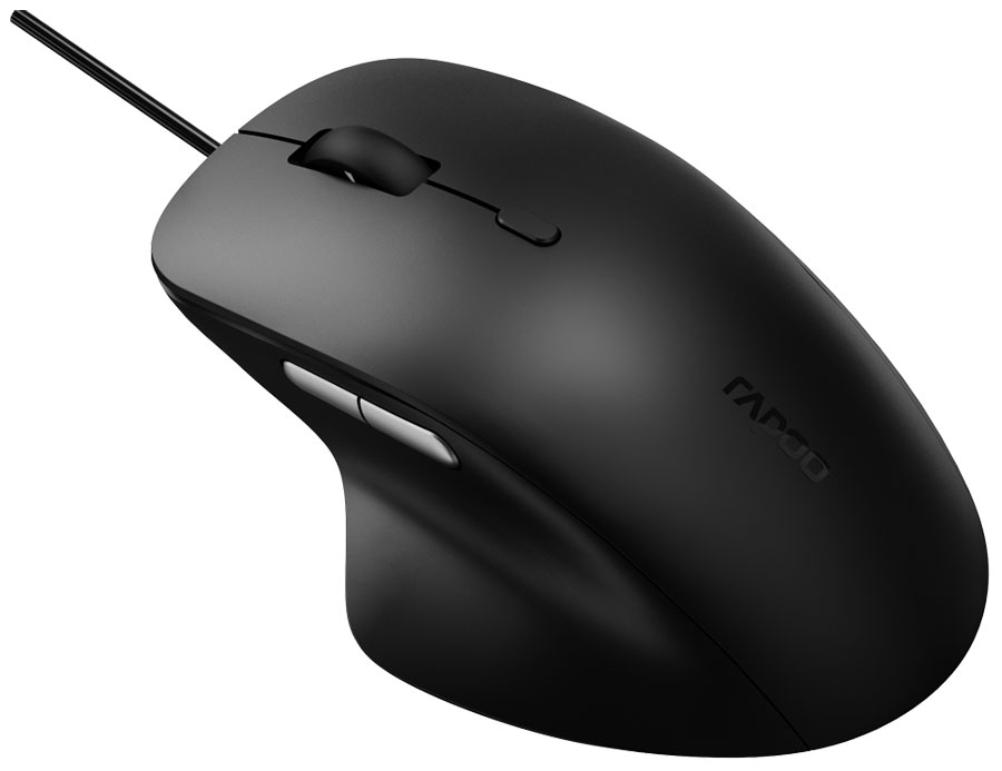 Изображение товара Проводная мышь Rapoo N500 черный с оптическим сенсором 3600 dpi