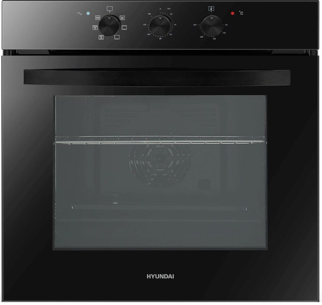Изображение товара Электрический духовой шкаф Hyundai HEO 6634 BG черное стекло