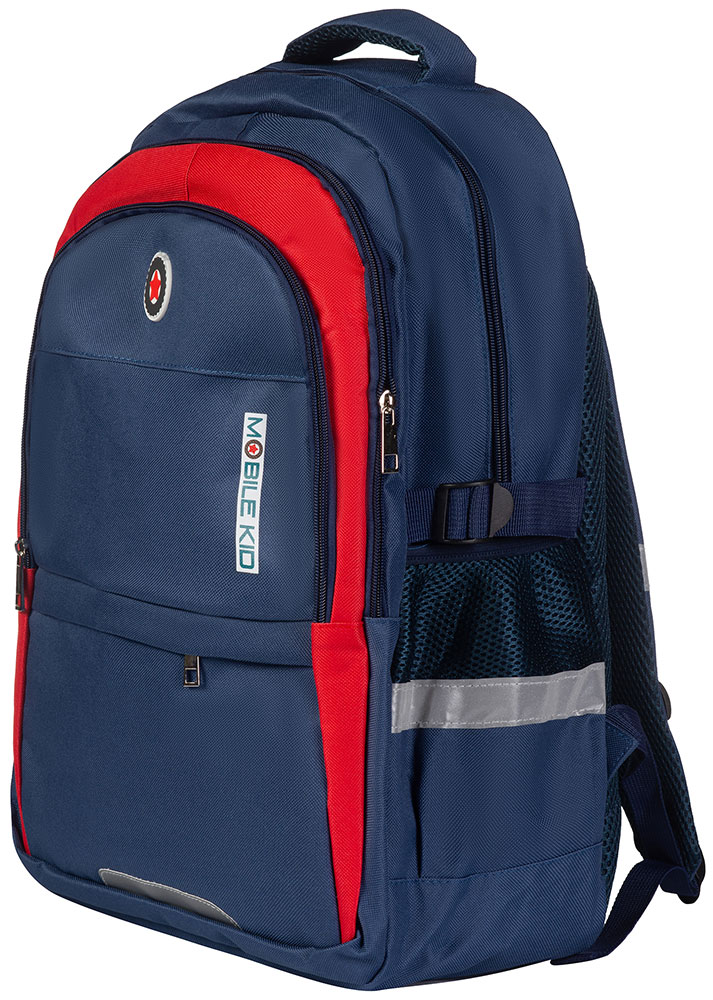 Изображение товара Рюкзак школьный с сумкой для обуви Mobile Kid STYLE (SBP300) RED BLUE