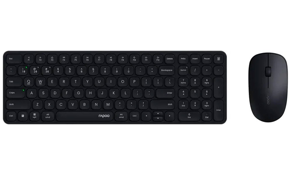 Изображение товара Беспроводной комплект клавиатура+мышь Rapoo 9320M, темно-серый