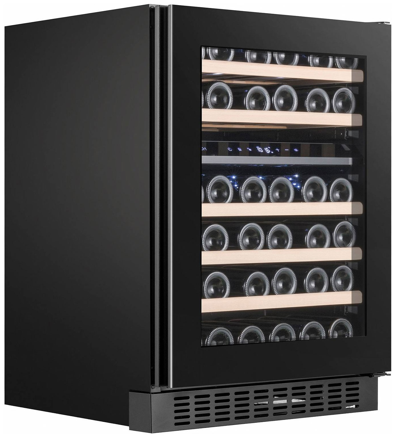 Изображение товара Встраиваемый винный шкаф Temptech OX60DRB-24 серия Oslo 46 бутылок черный