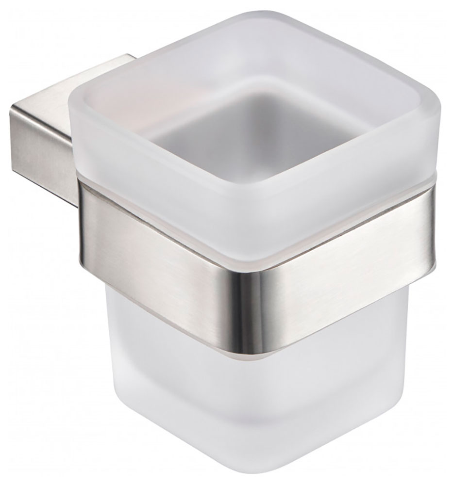 Изображение товара Держатель со стаканом Milacio Ultra из нержавеющей стали для ванной комнаты