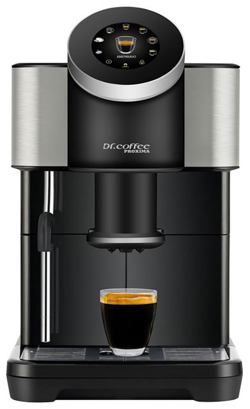 Кофемашина автоматическая Proxima Dr.coffee H1, давление 15 бар, черный Кофемашина автоматическая Proxima Dr.coffee H1, давление 15 бар, черный