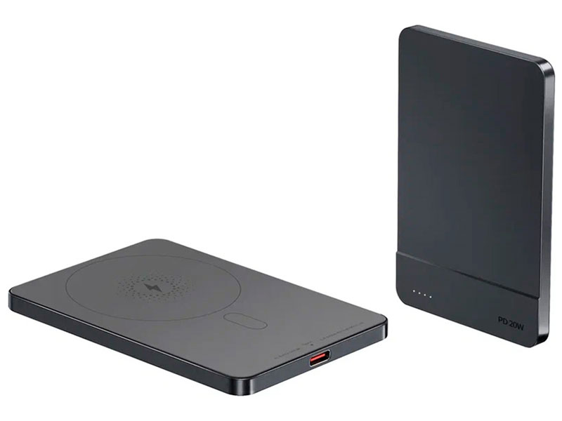 Изображение товара Внешний аккумулятор Avalonica 5000 мАч MagSafe Quick Charge Power Delivery темно-серого цвета