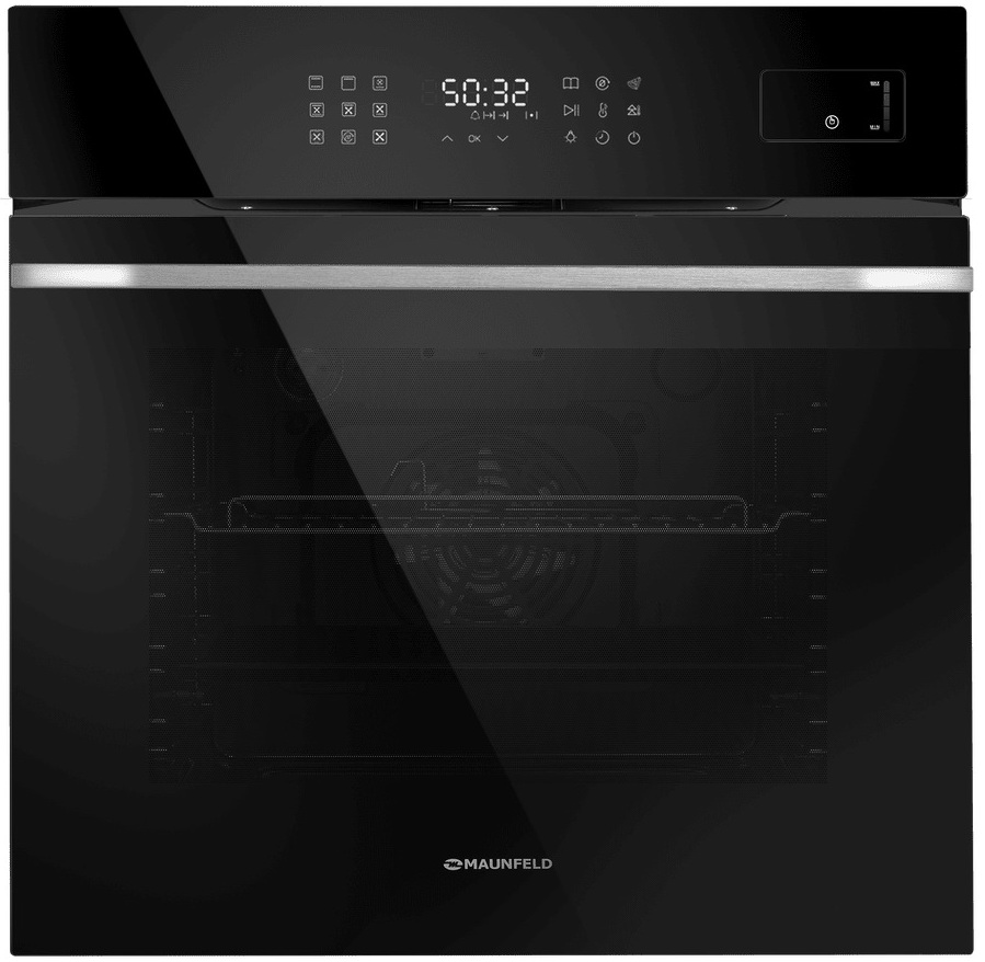 Изображение товара Электрический духовой шкаф Maunfeld EOEH7615STB с паровой очисткой и сенсорным управлением