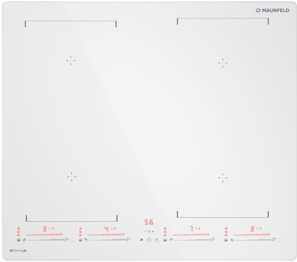 

Электрическая варочная панель Maunfeld CVI604SBEXWH Inverter, Белый