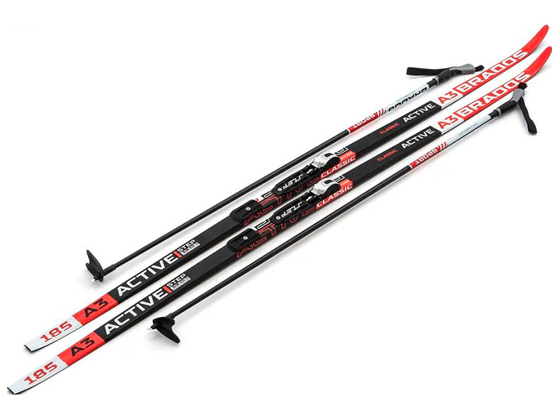 Изображение товара Лыжи беговые STC NNN - 185 STEP Brados Active A3 Red