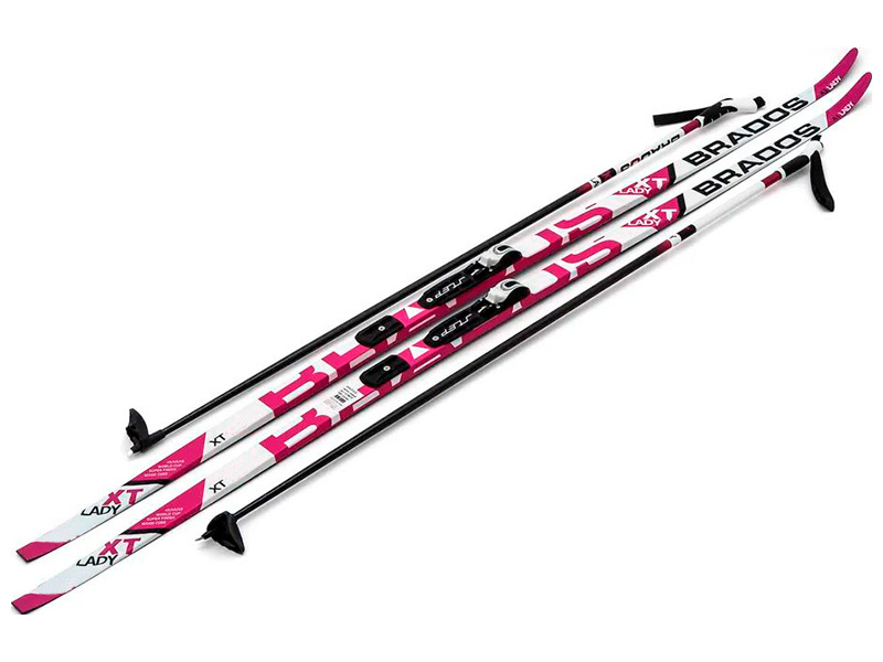 

Лыжи беговые STC NNN - 200 STEP XT Lady, Белый/фиолетовый