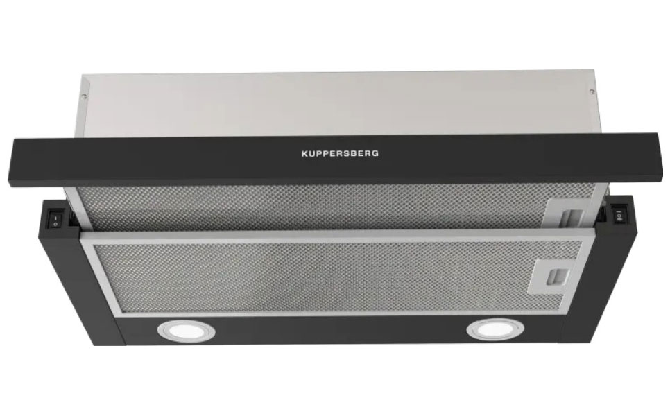Изображение товара Вытяжка кухонная Kuppersberg SLIMHIT 60 B телескопическая черная