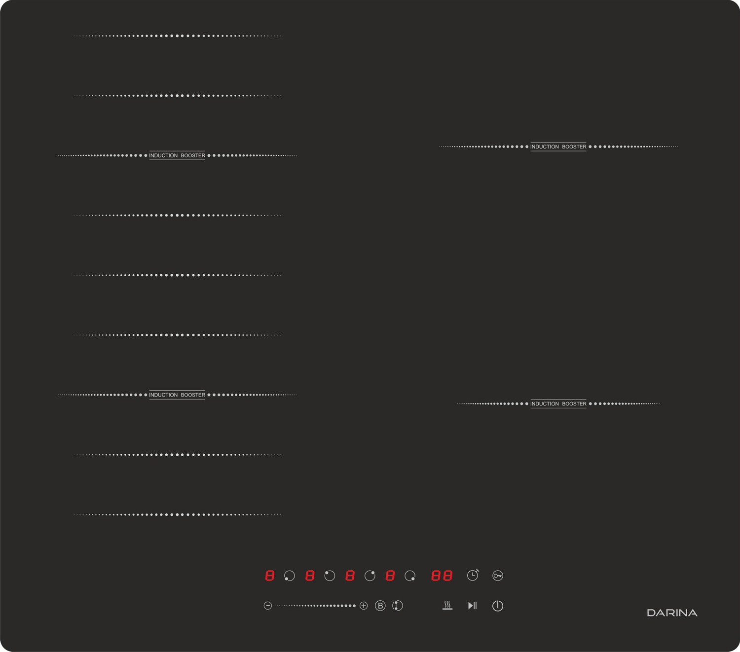 

Электрическая варочная панель Darina 6P9 EI304 B, Черный