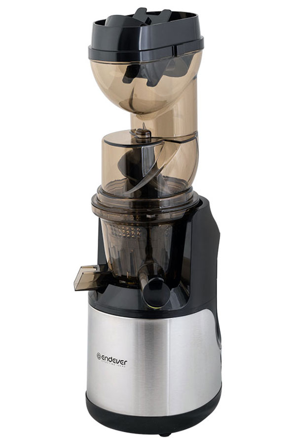 Изображение товара Соковыжималка шнекового типа Endever Sigma-103, черный/стальной