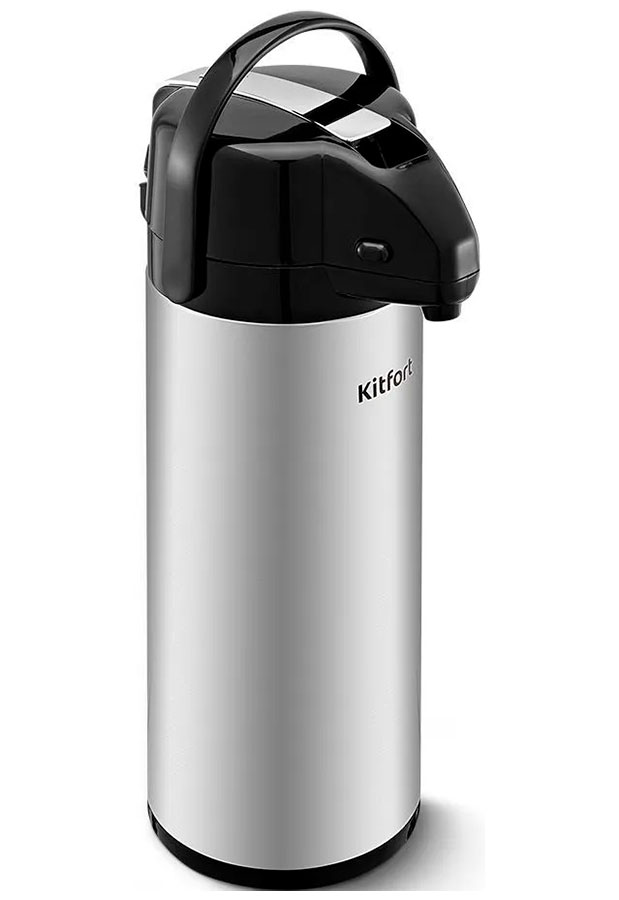 Изображение товара Термос Kitfort КТ-1257 3 л нержавеющая сталь для горячих и холодных напитков
