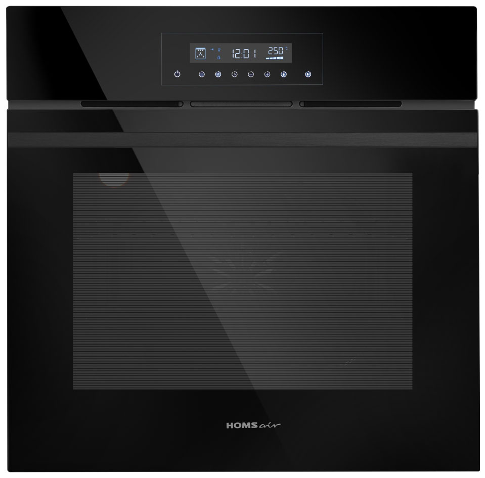 Изображение товара Встраиваемый электрический духовочный шкаф Homsair OEH6010BK2 60 л сенсорное управление конвекция г