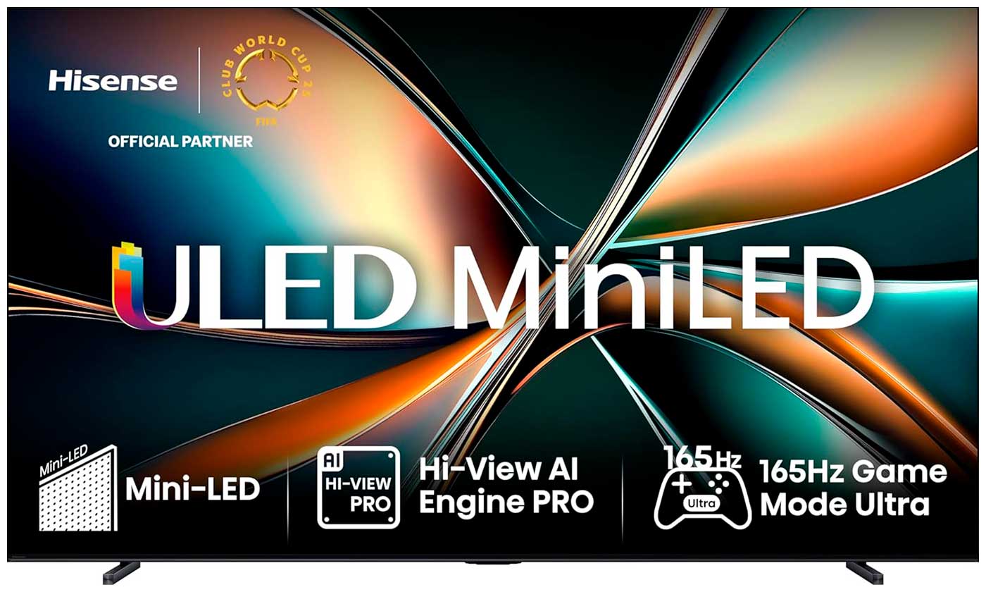 Изображение товара Телевизор Hisense 85U7Q 85 4K ULED Mini-LED HDR Dolby Atmos Wi-Fi Bluetooth