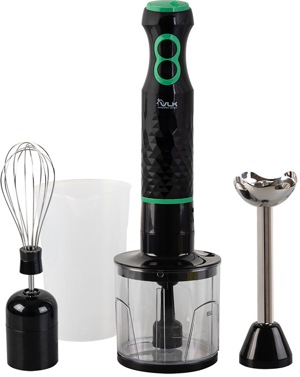 Изображение товара Погружной блендер VLK PROFI 105, черный/зеленый
