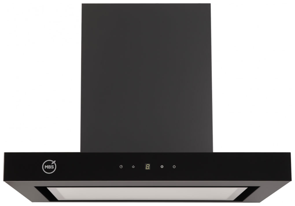 Изображение товара Вытяжка MBS NORMA 600 BLACK Т-образная настенная 1030 м3/ч сенсорное управление