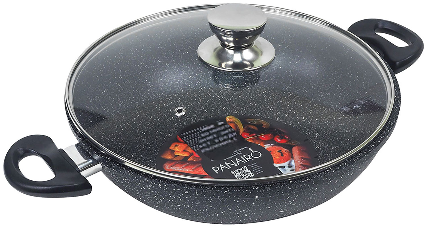 Сотейник-ВОК Panairo Veranss 28 см с крышкой и съемной ручкой VR-SOTWO-28-BAС-Kpls 2999₽