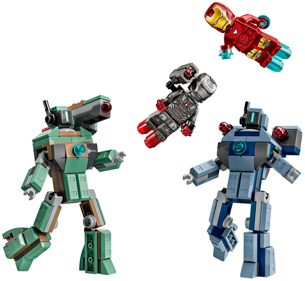 Изображение товара Конструктор LEGO Marvel Железный человек и Военная машина против дронов 76320