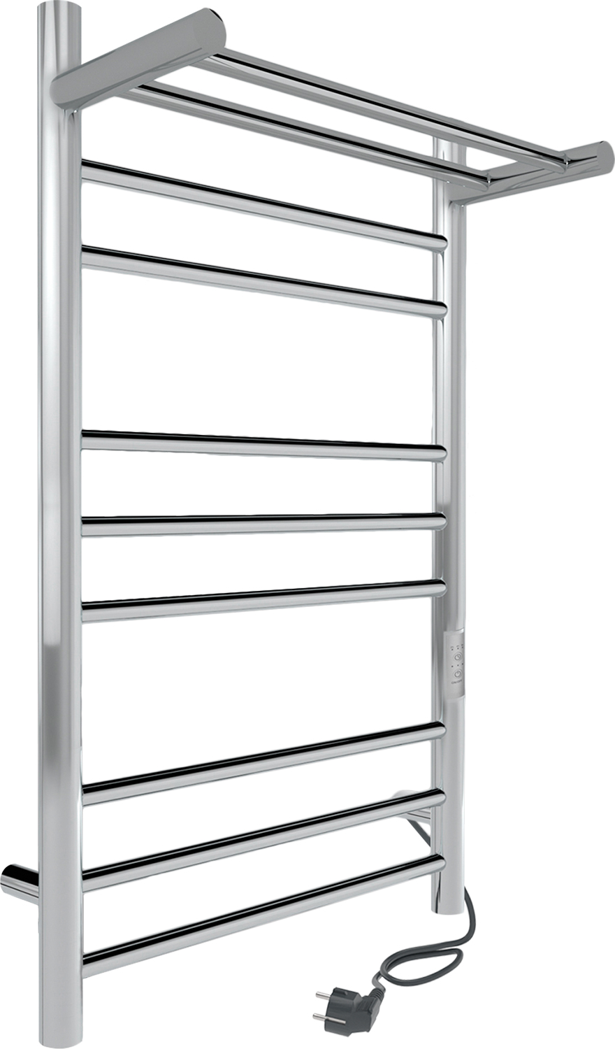 Изображение товара Электрический полотенцесушитель Indigo Line Trinity с полкой хром 80x35.2 см