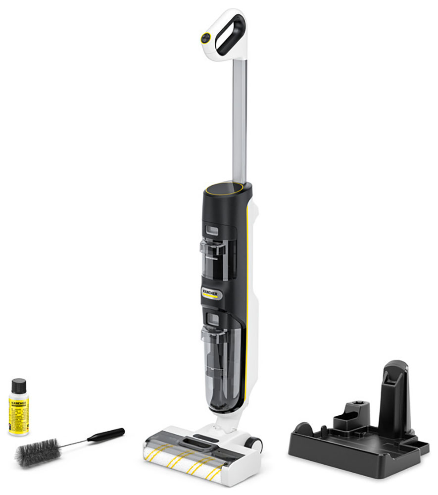 Изображение товара Вертикальный моющий пылесос Karcher FCV 4 с функцией влажной уборки и сушилки
