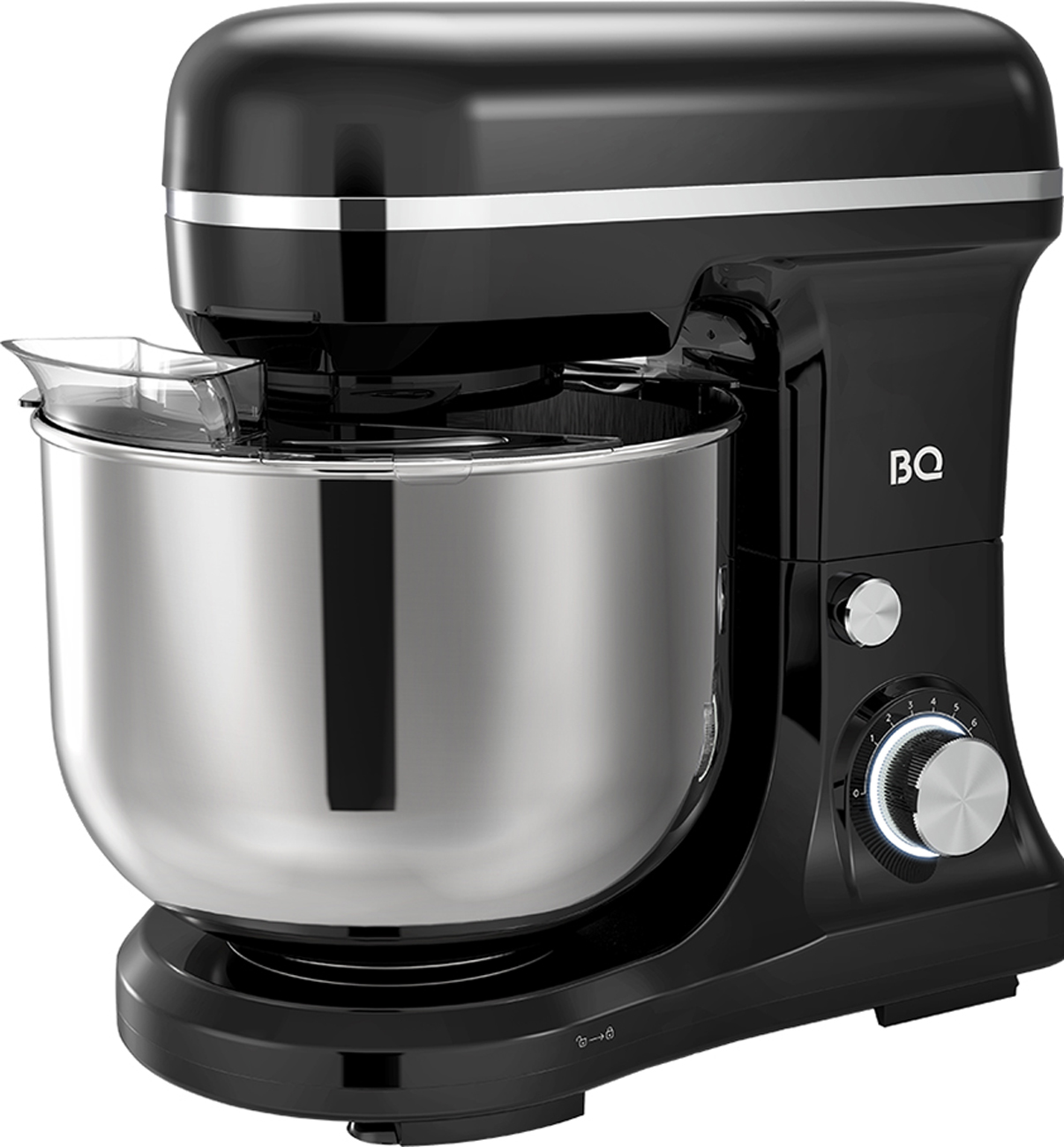 Изображение товара Планетарный миксер BQ PM1000 1600 Вт черный надежный мощный кухонный прибор