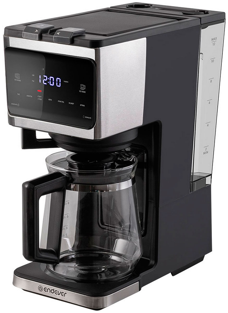 Изображение товара Кофеварка Endever Costa-1046 90813 стальной/черный