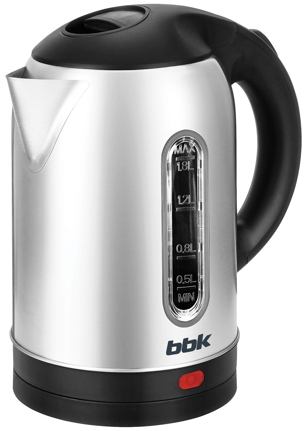 Изображение товара Чайник электрический BBK EK1815S, черный/нержавеющая сталь Изображение товара Чайник электрический BBK EK1815S, черный/нержавеющая сталь