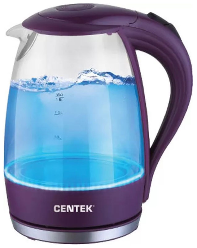 Чайник электрический Centek CT-0042 Violet чайник электрический centek ct 0048 пластик 1 8 л 2200 вт фиолетовый