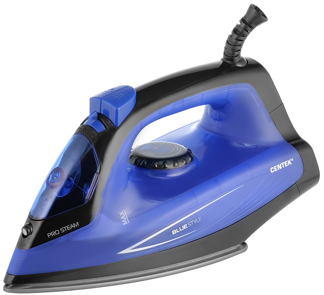 Изображение товара Утюг Centek CT-2360 BLUE мощность 1800 Вт паровой удар 80 г/мин