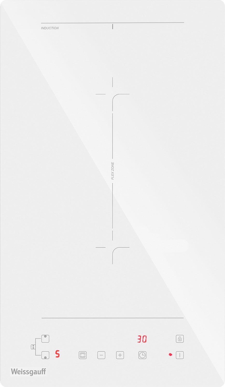 Изображение товара Индукционная варочная панель Weissgauff HI 32 WFZC 2 конфорки сенсорное управление