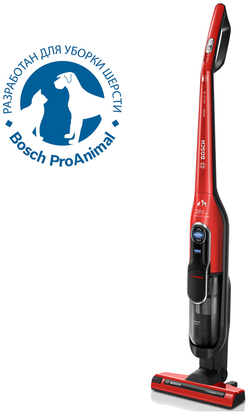 Изображение товара Пылесос вертикальный Bosch BCH86PET1 Athlet ProAnimal 28Vmax