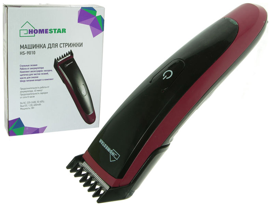 Машинка для стрижки волос Homestar HS-9010 005835 ножеточка homestar hs 2025 20 вт