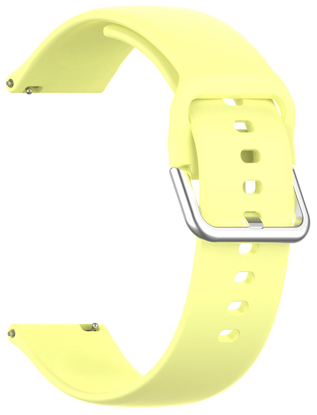 Ремешок для смарт-часов Red Line универсальный силиконовый, 22 mm, желтый силиконовый чехол на vivo y73 желтый человечек для виво ю73