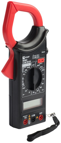 Изображение товара Цифровые токовые клещи EKF M266C Expert для измерения тока и напряжения