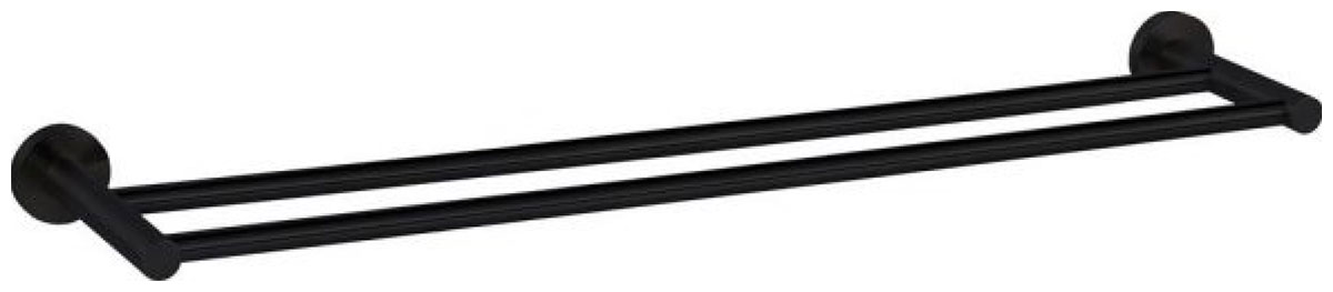 Изображение товара Держатель для полотенец Aquanet 4524DMB (60 см) черный