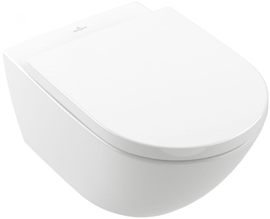 Изображение товара Подвесной унитаз Villeroy & Boch Subway 3.0 безободковый белый Изображение товара Подвесной унитаз Villeroy & Boch Subway 3.0 безободковый белый