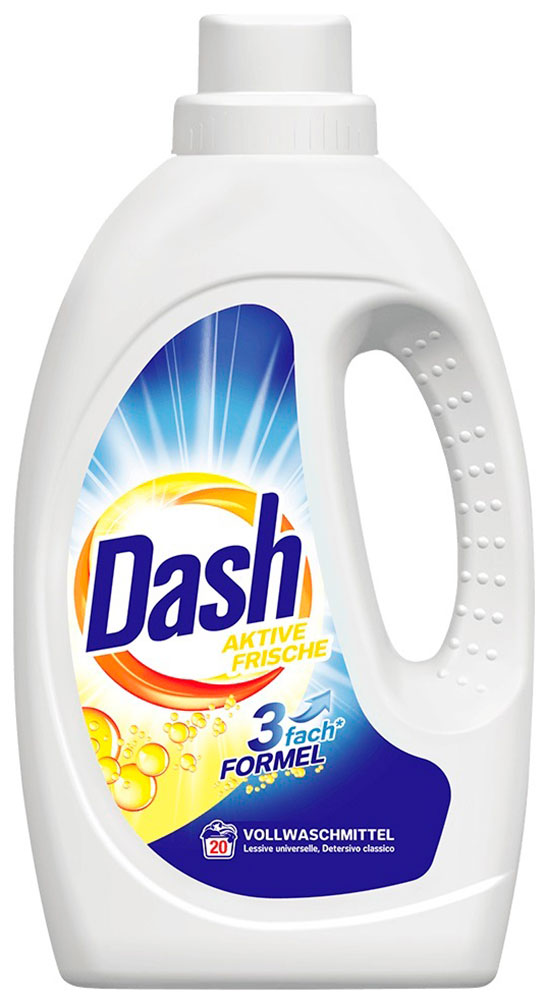 Жидкое средство для стирки Dash Aktive Frische 3 fash FORMEL 1.1 л, 20 стирок